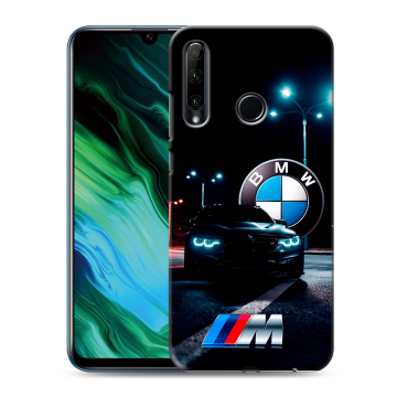 Силиконовый чехол на Huawei Honor 20e с принтом БМВ BMW Силиконовый чехол на Huawei Honor 20e с принтом БМВ BMW