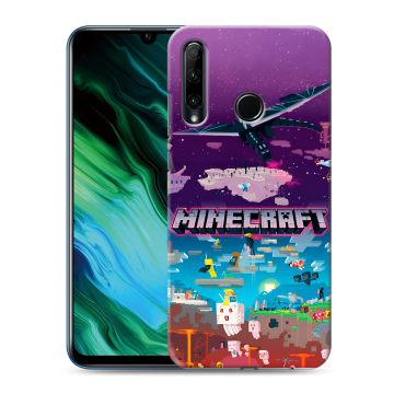 Силиконовый чехол на Huawei Honor 20e с принтом Майнкрафт Minecraft Силиконовый чехол на Huawei Honor 20e с принтом Майнкрафт Minecraft