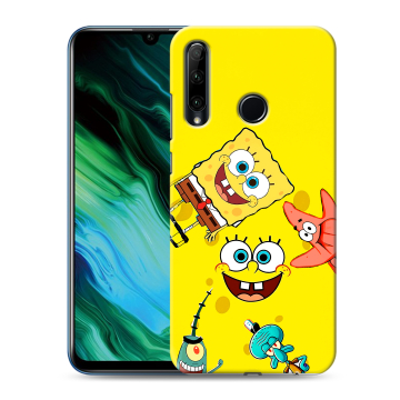 Силиконовый чехол на Huawei Honor 20e с принтом Спанч боб Спанчбоб