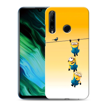 Силиконовый чехол на Huawei Honor 20e с принтом Миньоны Силиконовый чехол на Huawei Honor 20e с принтом Миньоны