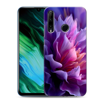 Силиконовый чехол на Huawei Honor 20e с принтом женский цветы