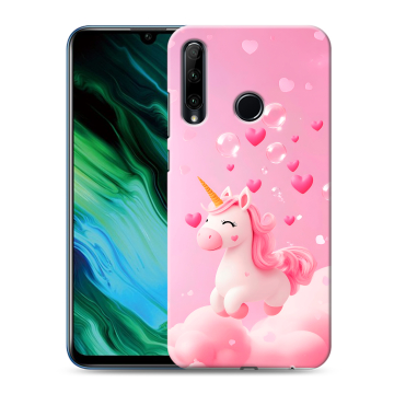 Силиконовый чехол на Huawei Honor 20e с принтом Единорог