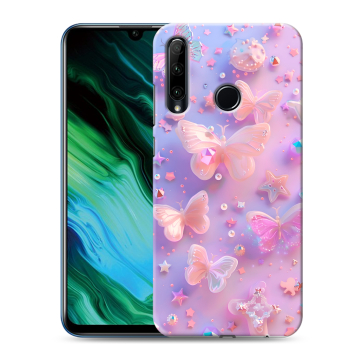 Силиконовый чехол на Huawei Honor 20e с принтом Бабочки