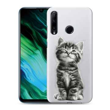 Силиконовый чехол на Huawei Honor 20e с принтом Котенок Силиконовый чехол на Huawei Honor 20e с принтом Котенок