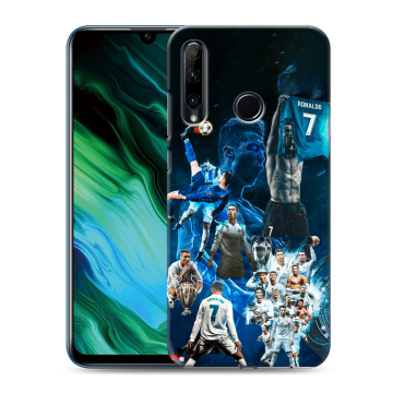Силиконовый чехол на Huawei Honor 20e с принтом Реал Роналдо Силиконовый чехол на Huawei Honor 20e с принтом Реал Роналдо