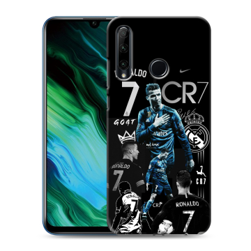 Силиконовый чехол на Huawei Honor 20e с принтом Реал Роналдо