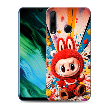 Силиконовый чехол на Huawei Honor 20e с принтом Labubu Лабубу Силиконовый чехол на Huawei Honor 20e с принтом Labubu Лабубу