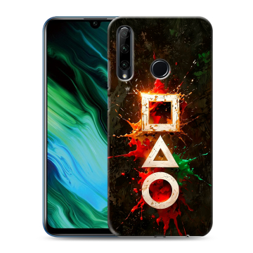 Силиконовый чехол на Huawei Honor 20e с принтом Squid Game Игра кальмара Силиконовый чехол на Huawei Honor 20e с принтом Squid Game Игра кальмара
