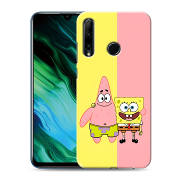 Силиконовый чехол на Huawei Honor 20e с принтом Спанч боб Спанчбоб Силиконовый чехол на Huawei Honor 20e с принтом Спанч боб Спанчбоб