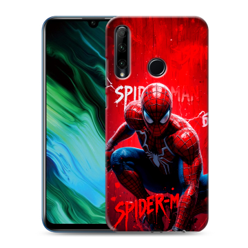 Силиконовый чехол на Huawei Honor 20e с принтом Spiderman Человек паук Силиконовый чехол на Huawei Honor 20e с принтом Spiderman Человек паук