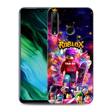 Силиконовый чехол на Huawei Honor 20e с принтом Roblox Роблокс Силиконовый чехол на Huawei Honor 20e с принтом Roblox Роблокс