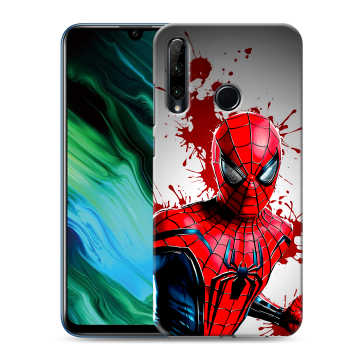 Силиконовый чехол на Huawei Honor 20e с принтом Spiderman Человек паук Силиконовый чехол на Huawei Honor 20e с принтом Spiderman Человек паук