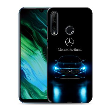 Силиконовый чехол на Huawei Honor 20e с принтом Mercedes Мерседес
