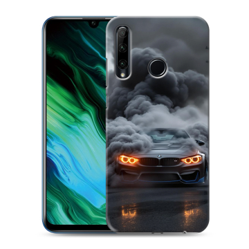 Силиконовый чехол на Huawei Honor 20e с принтом BMW БМВ Силиконовый чехол на Huawei Honor 20e с принтом BMW БМВ