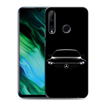 Силиконовый чехол на Huawei Honor 20e с принтом Mercedes Мерседес