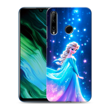 Силиконовый чехол на Huawei Honor 20e с принтом Холодное сердце Frozen