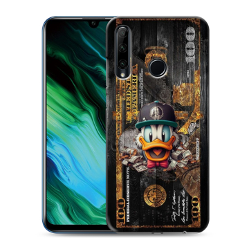 Силиконовый чехол на Huawei Honor 20e с принтом Дональд Дак Доллар Силиконовый чехол на Huawei Honor 20e с принтом Дональд Дак Доллар
