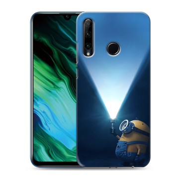 Силиконовый чехол на Huawei Honor 20e с принтом Миньоны Силиконовый чехол на Huawei Honor 20e с принтом Миньоны