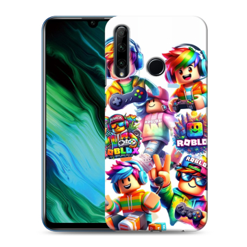Силиконовый чехол на Huawei Honor 20e с принтом Roblox Роблокс Силиконовый чехол на Huawei Honor 20e с принтом Roblox Роблокс