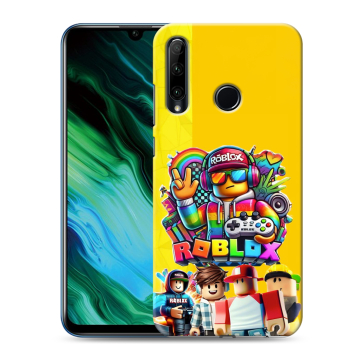 Силиконовый чехол на Huawei Honor 20e с принтом Roblox Роблокс