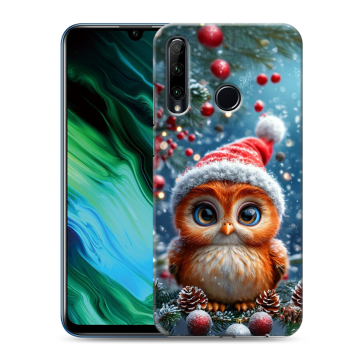 Силиконовый чехол на Huawei Honor 20e с принтом Новый год Силиконовый чехол на Huawei Honor 20e с принтом Новый год