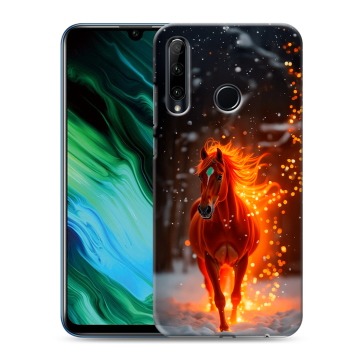 Силиконовый чехол на Huawei Honor 20e с принтом Новый год Силиконовый чехол на Huawei Honor 20e с принтом Новый год