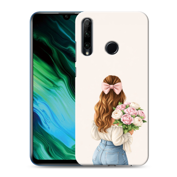 Силиконовый чехол на Huawei Honor 20e с принтом женский Силиконовый чехол на Huawei Honor 20e с принтом женский