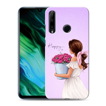 Силиконовый чехол на Huawei Honor 20e с принтом женский Силиконовый чехол на Huawei Honor 20e с принтом женский
