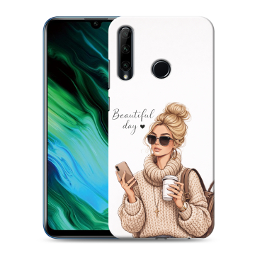 Силиконовый чехол на Huawei Honor 20e с принтом женский Силиконовый чехол на Huawei Honor 20e с принтом женский
