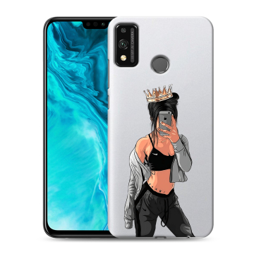 Силиконовый чехол на Huawei Honor 9X Lite с принтом Женские принты Силиконовый чехол на Huawei Honor 9X Lite с принтом Женские принты