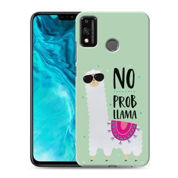 Силиконовый чехол на Huawei Honor 9X Lite с принтом Лама Силиконовый чехол на Huawei Honor 9X Lite с принтом Лама
