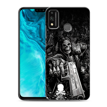 Силиконовый чехол на Huawei Honor 9X Lite с принтом Скелет Силиконовый чехол на Huawei Honor 9X Lite с принтом Скелет