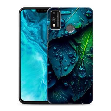 Силиконовый чехол на Huawei Honor 9X Lite с принтом Листья Силиконовый чехол на Huawei Honor 9X Lite с принтом Листья