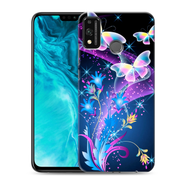 Силиконовый чехол на Huawei Honor 9X Lite с принтом Бабочки