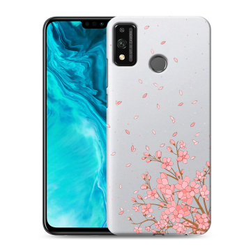 Силиконовый чехол на Huawei Honor 9X Lite с принтом Ветка сакуры