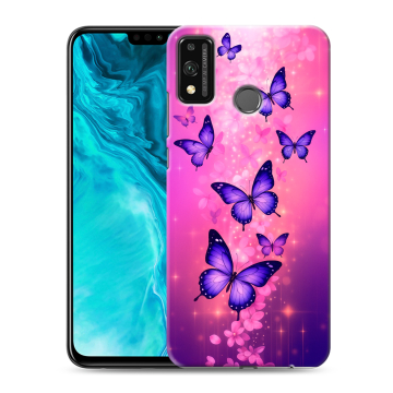 Силиконовый чехол на Huawei Honor 9X Lite с принтом Бабочки