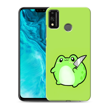 Силиконовый чехол на Huawei Honor 9X Lite с принтом Лягушенок