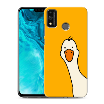 Силиконовый чехол на Huawei Honor 9X Lite с принтом Утка