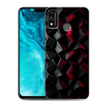 Силиконовый чехол на Huawei Honor 9X Lite с принтом Абстракция