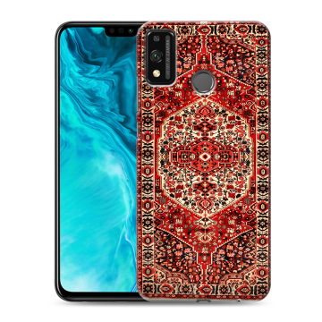 Силиконовый чехол на Huawei Honor 9X Lite с принтом Ковер