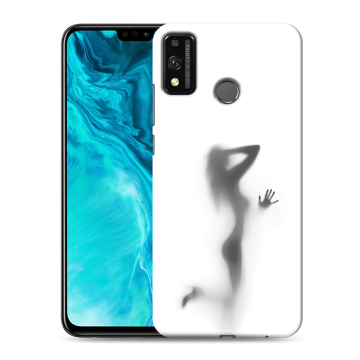 Силиконовый чехол на Huawei Honor 9X Lite с принтом Силуэт