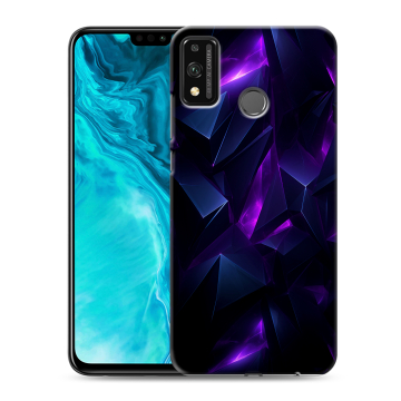 Силиконовый чехол на Huawei Honor 9X Lite с принтом Абстракиция
