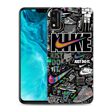 Силиконовый чехол на Huawei Honor 9X Lite с принтом Найк