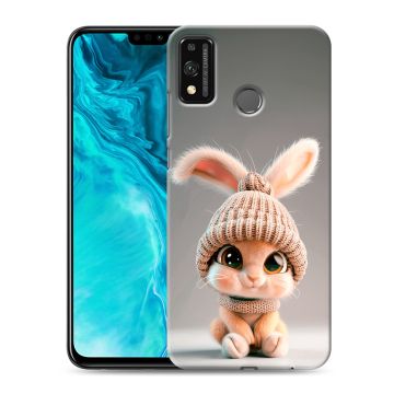 Силиконовый чехол на Huawei Honor 9X Lite с принтом Кролик