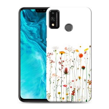 Силиконовый чехол на Huawei Honor 9X Lite с принтом цветы