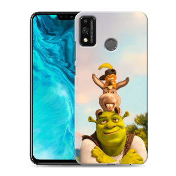 Силиконовый чехол на Huawei Honor 9X Lite с принтом Шрек Shrek