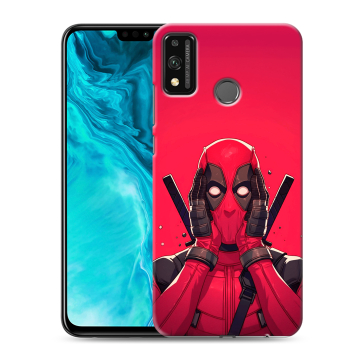 Силиконовый чехол на Huawei Honor 9X Lite с принтом Дедпул Deadpool