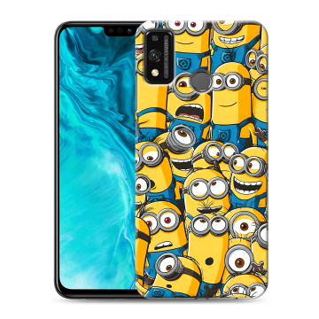 Силиконовый чехол на Huawei Honor 9X Lite с принтом Миньоны