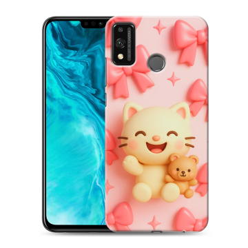 Силиконовый чехол на Huawei Honor 9X Lite с принтом для девочек