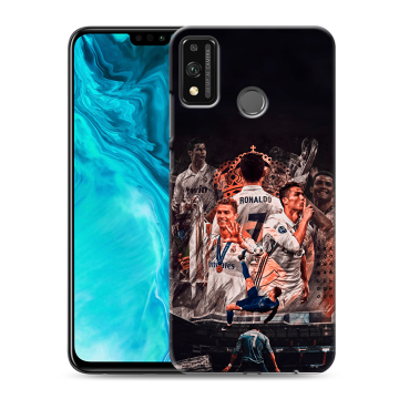 Силиконовый чехол на Huawei Honor 9X Lite с принтом Реал Роналдо Real Ronaldo